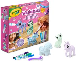 Crayola - Washimals - Hobbypakket - Pets Navulset Met 3 Puppy's Pastelkleuren