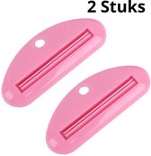 Tandpasta Knijpers Tube Clip roze 2 stuks | Tube Knijper | Tandpasta | Uitknijper | Tubeknijper | Tandpastaknijper