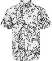 Jack & Jones Overhemd Jorlafayette Aop Shirt Ss Ln 12251023 Cloud Dancer Mannen Maat - S