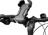 Wozinsky Support de téléphone universel solide pour vélo/moto/scooter Extra robuste Zwart