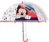 Disney Mickey Mouse Kinderparaplu - Automatisch Open - 45 cm Diameter – Ideaal Mini Paraplu voor Kinderen!