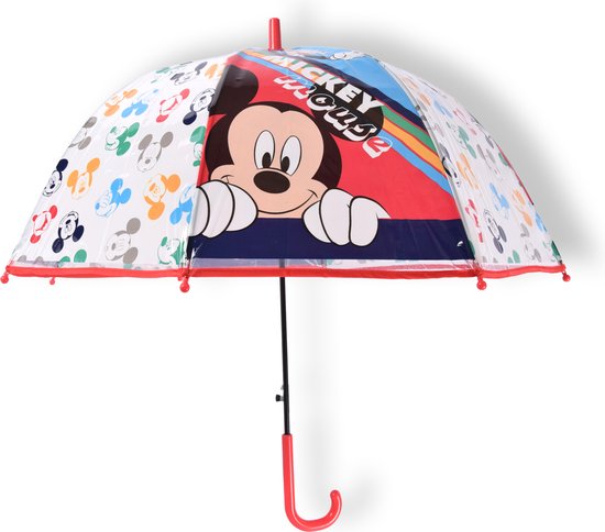 Disney Mickey Mouse Kinderparaplu - Automatisch Open - 45 cm Diameter – Ideaal Mini Paraplu voor Kinderen!