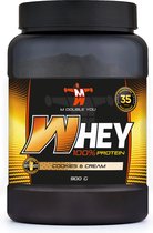 M Double You - 100% Whey Protein (Cookies/Cream - 900 gram) - Eiwitshake - Eiwitpoeder - Eiwitten - Sportvoeding - 36 shakes