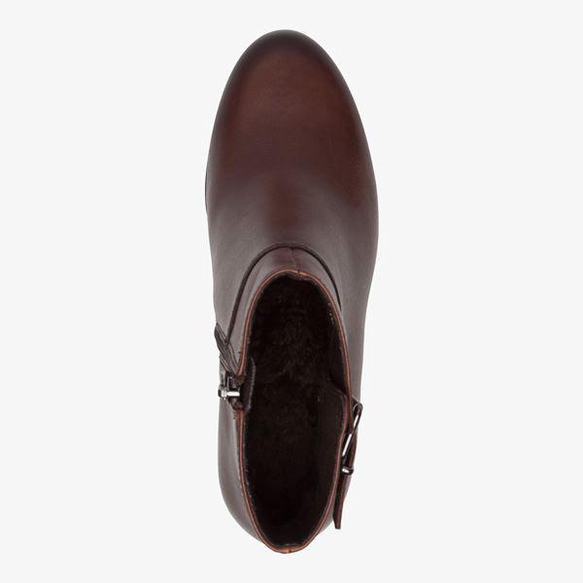 Harper leren dames enkellaarsjes - Cognac - Maat 41 | bol.com