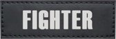Nobby seguro sticker fighter - hond - 3 x 9 cm - 2 stuks