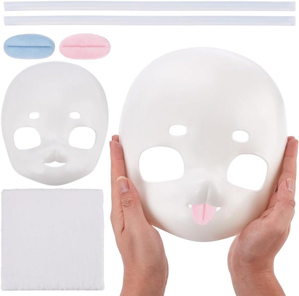 DIY Therian Mask Set - Dierlijke Masker Set voor Fursuit Accessoires - Eye Mesh Inbegrepen