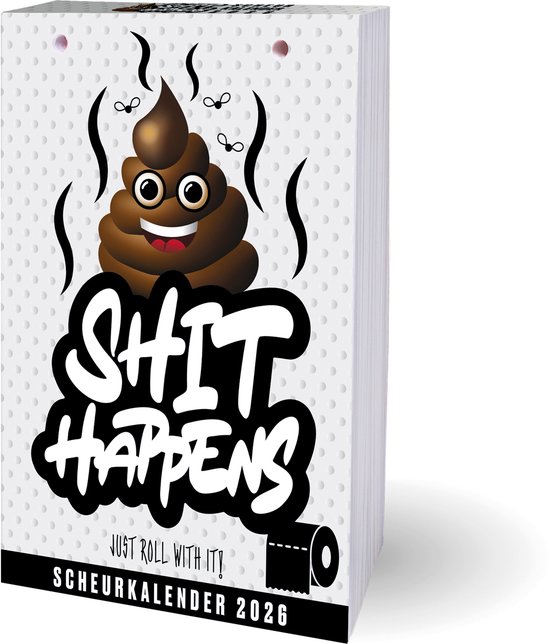 Calendrier détachable « Shit happens » - 2026