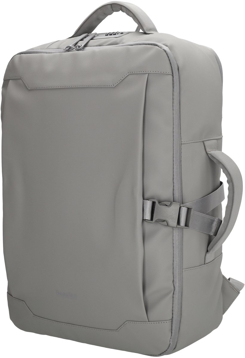 Beagles Shikoku Rugzak 15,6 inch - Handbagage - Laptoprugtas - 45x30x16 cm - Underseater - Reistas - Travel - Lichtgrijs