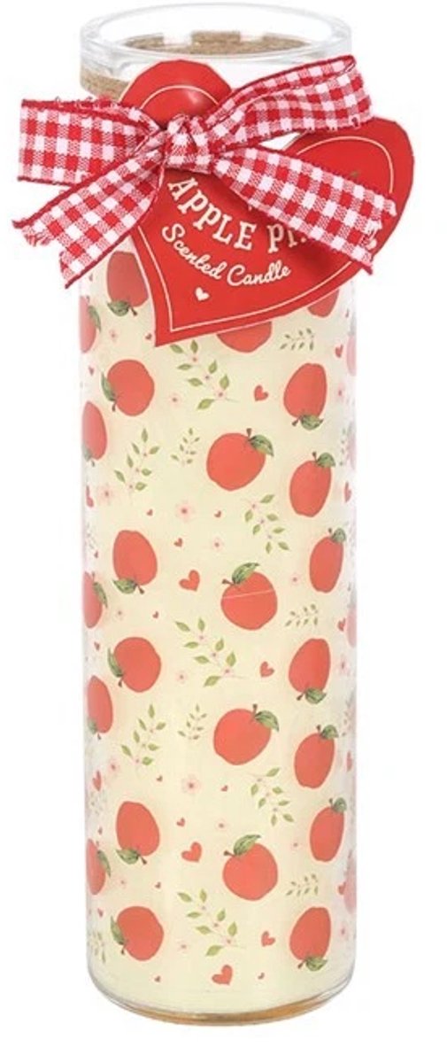 Something Different Apple Print Apple Pie Tube Geurkaars - Multicolours
