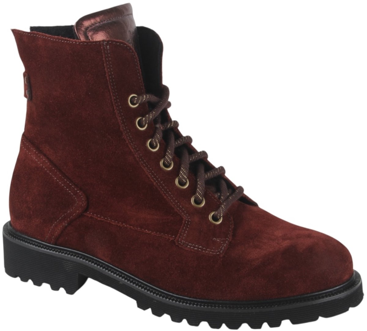 Durea Veterboot 9769 188 1677 Bordeaux Brons Wijdte K