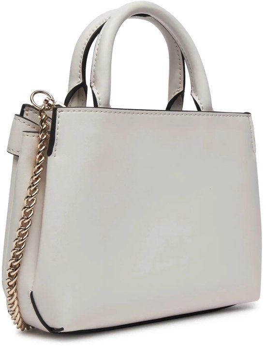 GUESS Sac à épaule bandoulière Sac à main Lorelei Mini Satchel Bone Écru