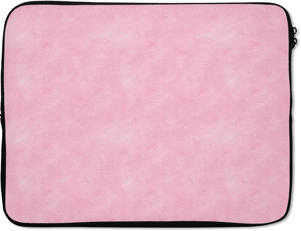 Laptophoes - Roze - Leer print - Laptop - Laptopaccesoires - 17 Inch - Laptopcase