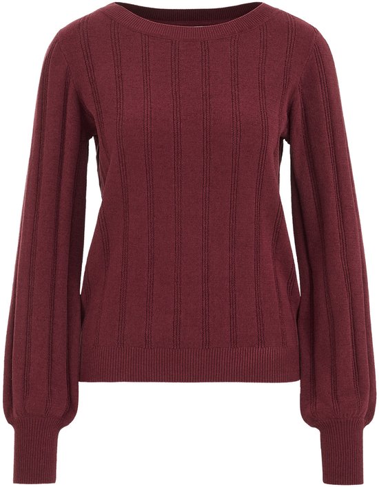 WE Fashion Dames Gebreide trui met structuur
