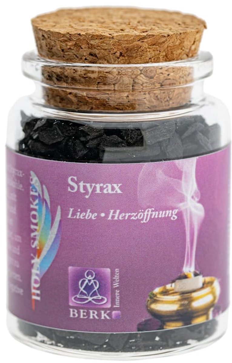 Wierookhars Styrax in Glas