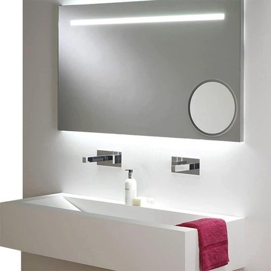Miroir Grossissant 30X Avec Ventouses - 15 Cm De Diamètre - Pour Maquillage, épilation, Soins De La Peau