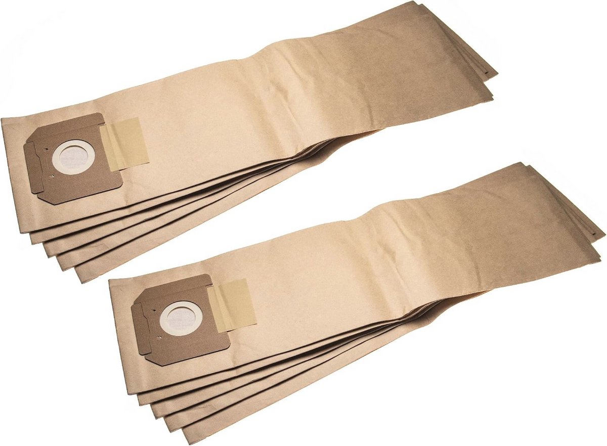 10 Stofzuigerzakken Geschikt voor NT 561 Eco Stofzuigers - Papier 75,5 cm x 20 cm