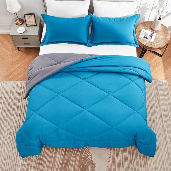 Inovra ® Dekbed, 240 x 220 cm, omkeerbaar dekbed voor het hele jaar