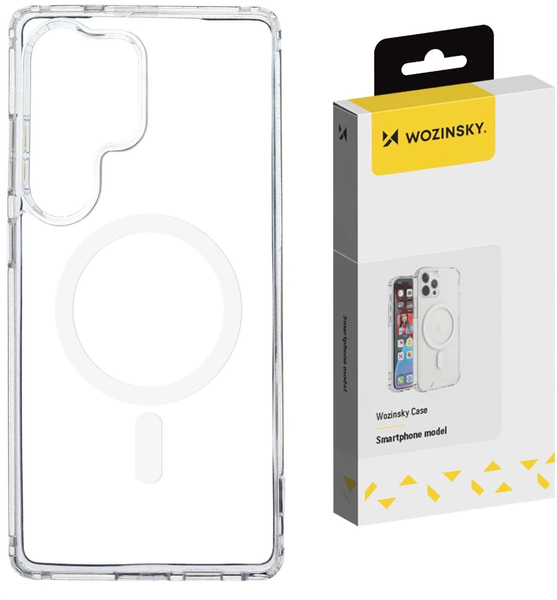 Wozinsky Hoesje Met Magsafe Voor Samsung Galaxy S25 Ultra Transparant