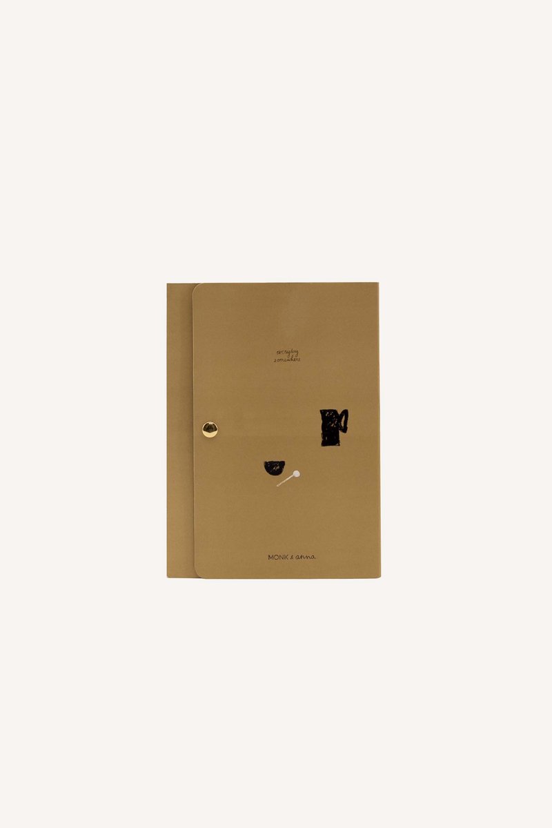 Monk & Anna - Notitieboek L - Every day - 140 pagina's - dotted papier