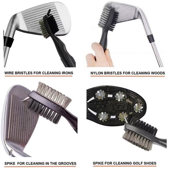 Golf Accessoires Pakket - Golfclub Reinigingsborstel en Handdoek - 2 stuks van GOLF — afbeelding 4