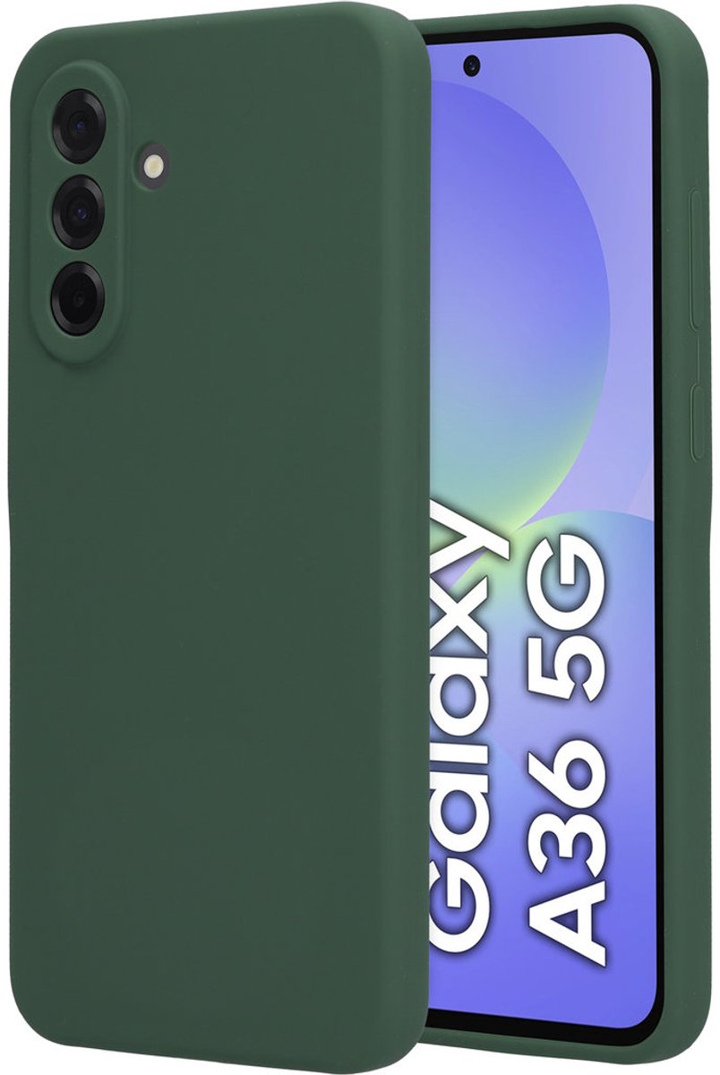 Mobiparts hoesje geschikt voor de Samsung Galaxy A36 - Siliconen - Groen
