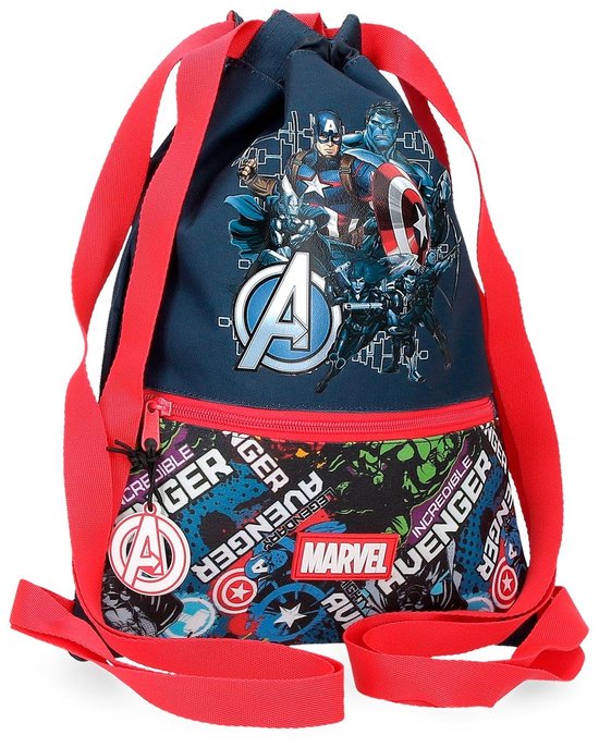 I Love Imko boodschappentas schooltas gymtas 38 x 42 cm in zwart of wit
