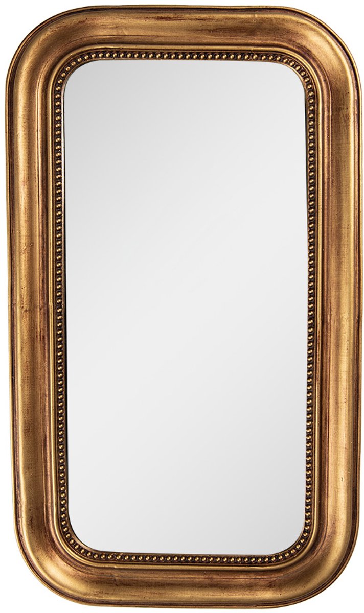 Spiegel 21x2x36 cm Goudkleurig Kunststof