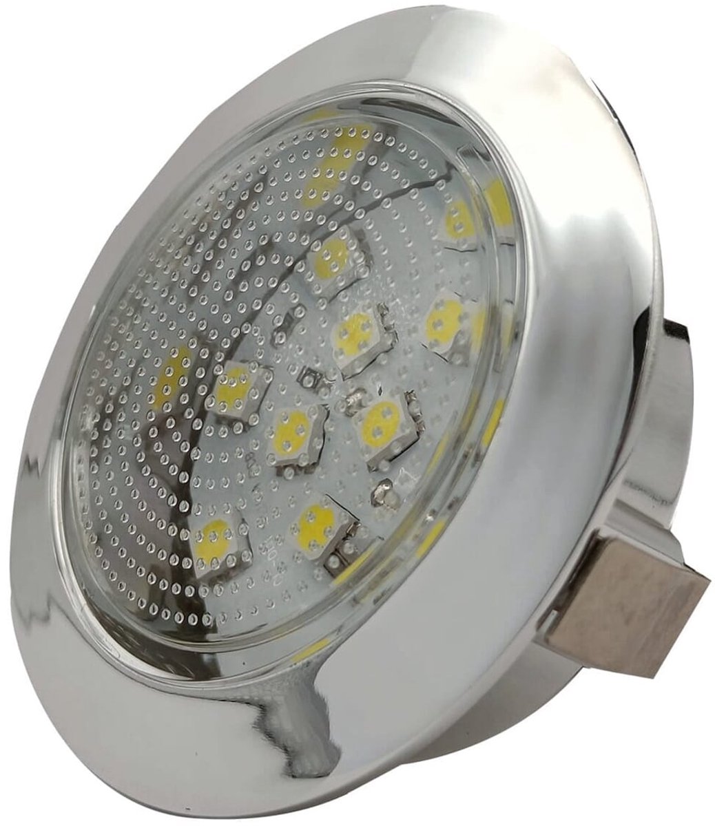 LED Lamp Inbouwspot voor Boot, Camper en Auto - Plafond Lamp - 1 Watt - Wit Licht