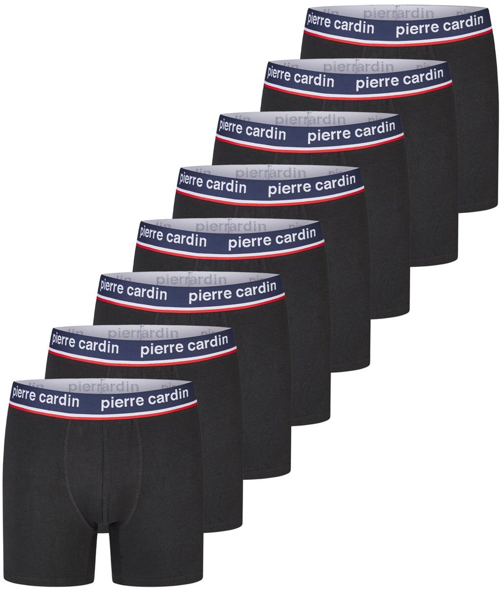 Pierre Cardin Heren Boxershorts 8 Pack Basic Trunks Zwart L Heren ondergoed - Labelvrije Comfort