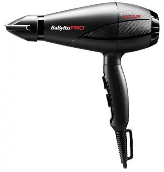 BaByliss PRO Black Star bardzo skuteczna suszarka z jonizacją BAB6250IE szt.