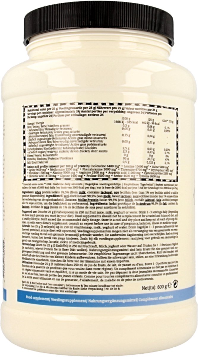 Royal Green 100% Protein Isolate - 600 gram - Voedingssupplement van Royal — afbeelding 3