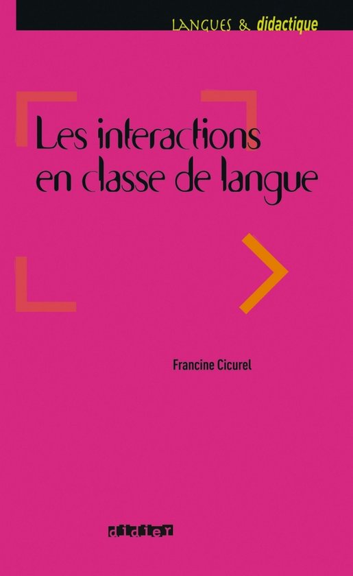 Les intéractions dans l'enseignement des langues - Ebook - cover