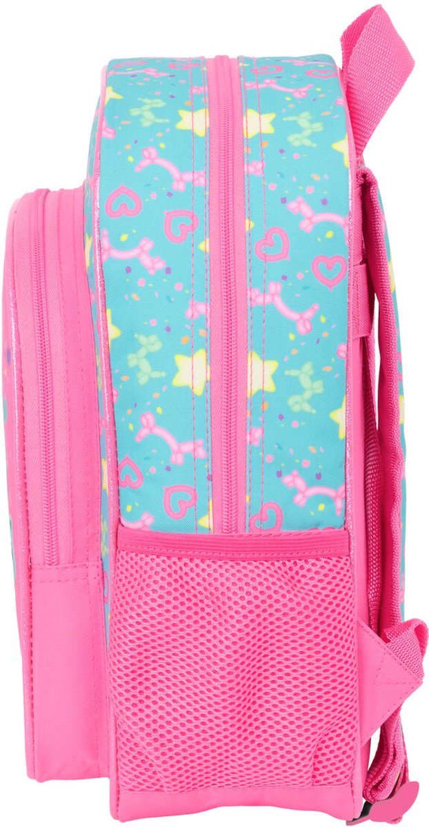 Schoolrugzak Gabby's Dollhouse Confetti Roze Turkoois 26 x 34 x 11 cm