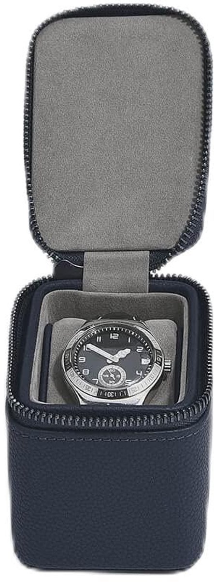 Stackers Zip-Up Horlogebox, Klein, Marineblauw