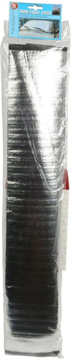 All-ride zonnescherm / sneeuw / vorst deken - Aluminium - 70 x 150 cm - voor het voorruit van auto