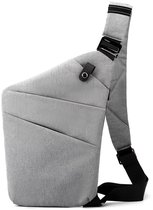 Schoudertas, anti-diefstal sling bag, schoudertas voor heren, klein, schoudertas, borsttas, herentas, klein, crossbody tas heren