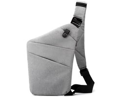 Schoudertas, anti-diefstal sling bag, schoudertas voor heren, klein, schoudertas, borsttas, herentas, klein, crossbody tas heren