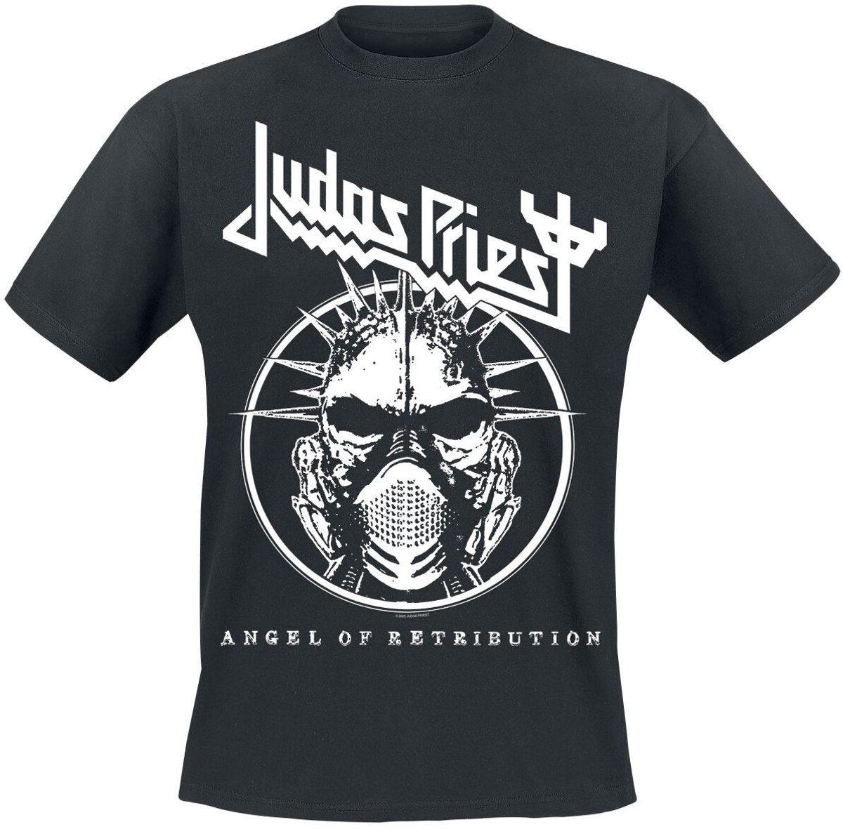 Judas Priest Angel Headshot Heren T-shirt - zwart - XXL