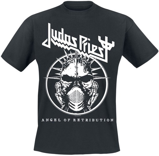 Judas Priest Angel Headshot Heren T-shirt - zwart - XXL