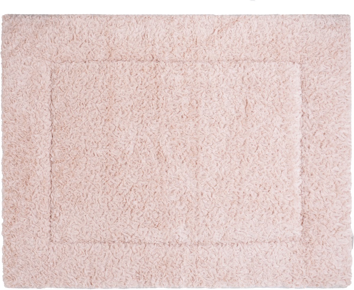 Baby's Only Boxkleed Snow - Parklegger - Speelkleed - Oud Roze - 75x95 cm - Rechthoekig boxkleed - Zachte teddystof - Extra dik - Boxmatras - Tweezijdig te gebruiken