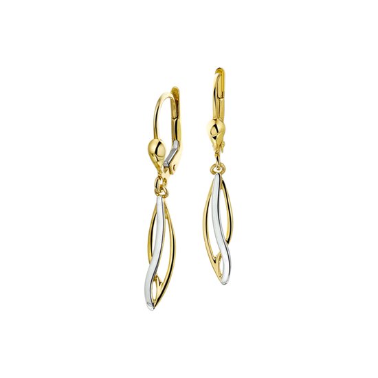 Marie-Celeste Oorhangers Brisur Haak - Goud