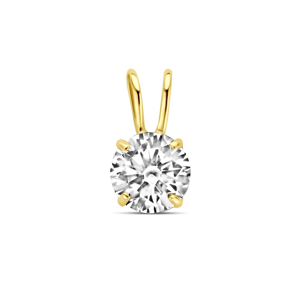 Marie Celeste hanger zirkonia - Goud