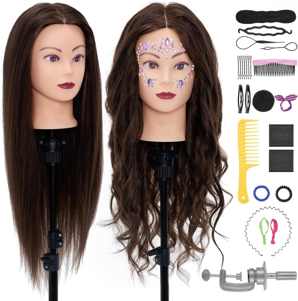 Kaphoofd voor Meisjes - Make up Koffer Essentials - Kappers Hoofd