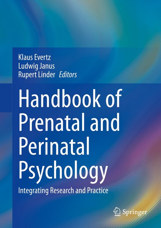 Handbook of Prenatal and Perinatal Psychology - cover