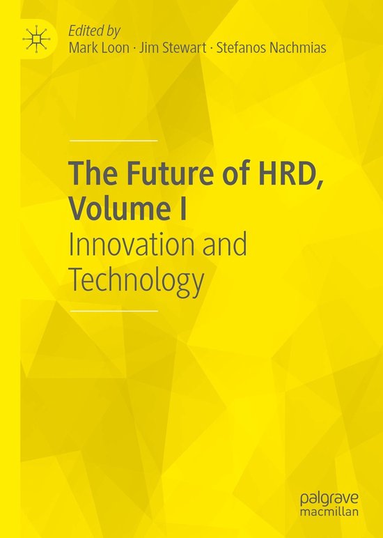 The Future of HRD Volume I - cover