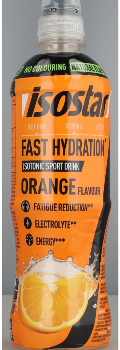 Isostar Fast Hydration Orange - 3 x 500 ml - Voordeelverpakking