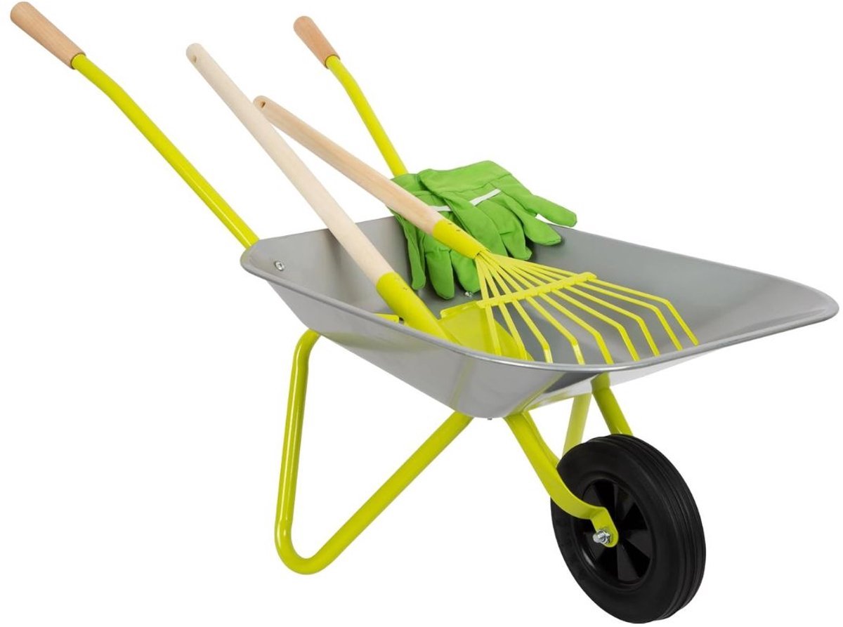 Thuys – Kruiwagen Kind – Speelgoed – Tuingereedschap – 79 x 36 x 50cm – Veelkleurig
