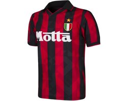 COPA - AC Milan 1994 - Retro Voetbalshirt - Heren - Zwart - Rood - S
