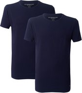 McGregor - Premium Stretch T-shirt - V-neck - 2-Pack - Marineblauw / Navy - XXXL