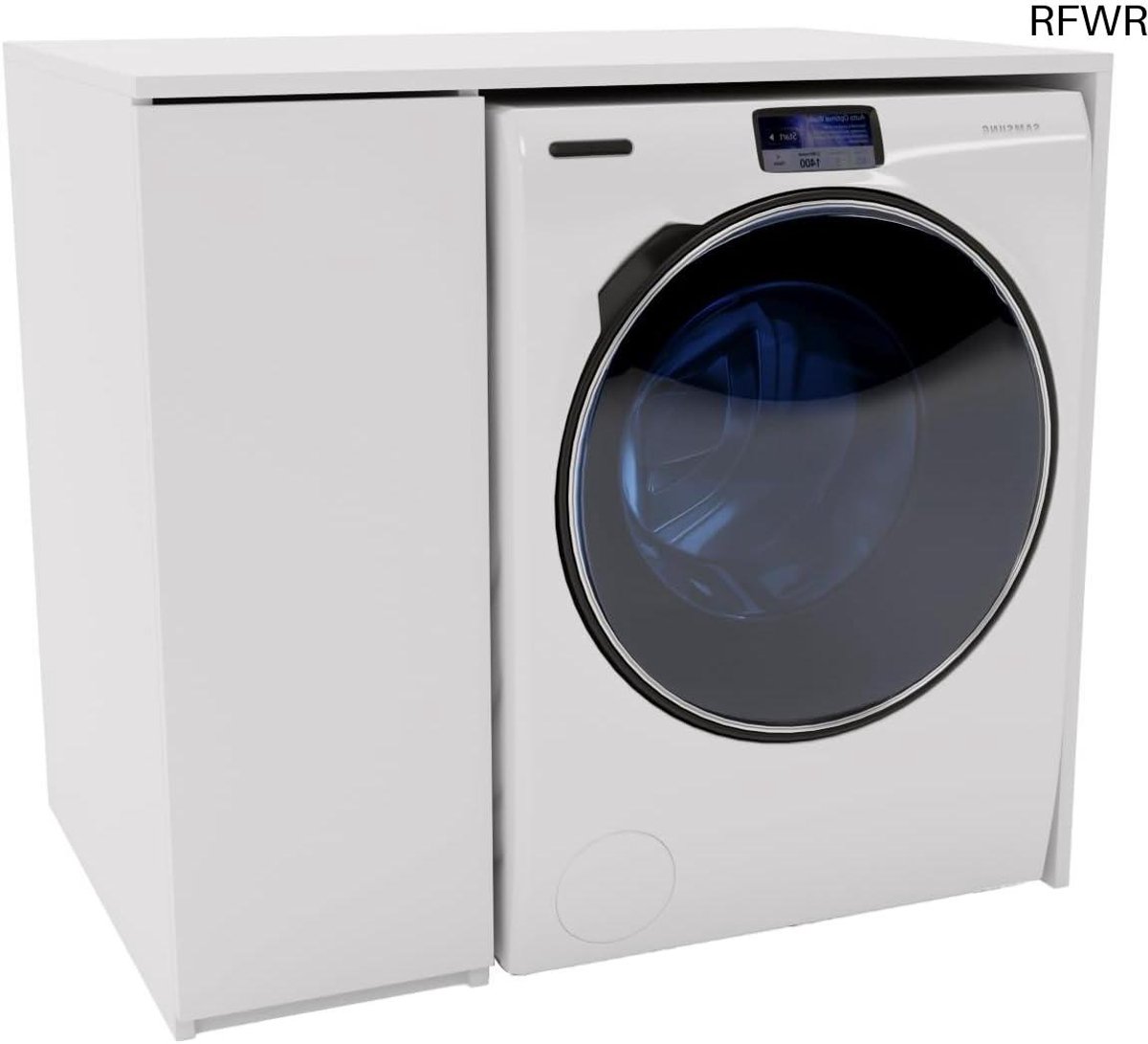 RFWR® Moderne wasmachinekast met extra opbergruimte - 96 x 88,5 x 62 cm